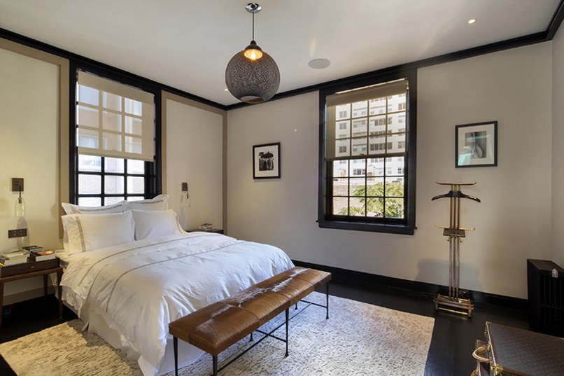 Bedroom in Robin Wright's house