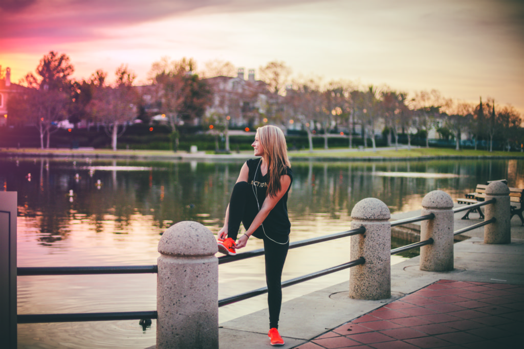 woman running