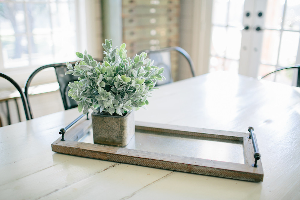 Wood Framed Tray