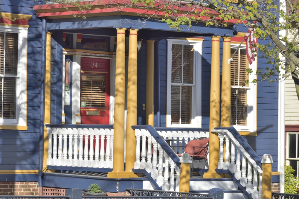 painted porch