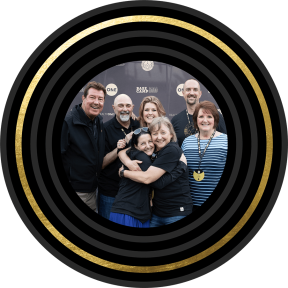 President of Realty ONE Group affiliates Vinnie Tracey and some of our professionals at the annual Basecamp Leadership Retreat
